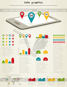 Info graphics - vector image