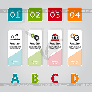 Info graphics - color vector clipart