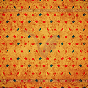 Star grunge background - vector image