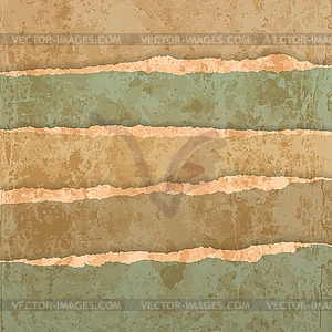 Old torn paper set - vector clipart