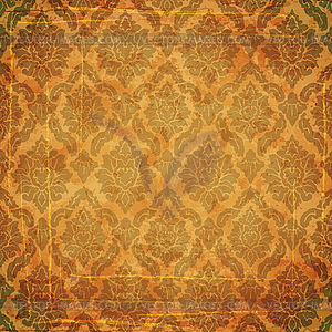 Damask ancient background - vector clipart