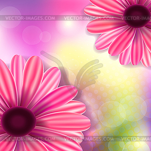 Floral background - vector image