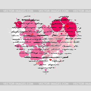 Heart . Love. background - vector image