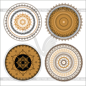 Mandala set - vector clipart