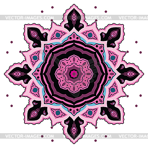 Mandala. Indian decorative pattern - vector clipart