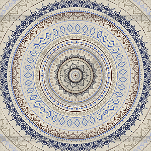 Мандалы. Индийский орнамент - изображение в векторе