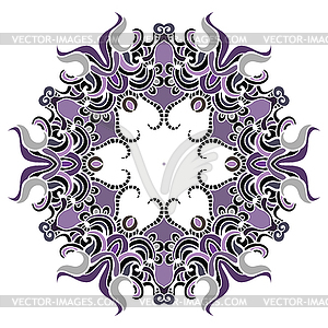 Mandala. Indian decorative pattern - vector image