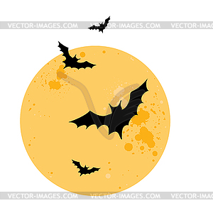 Bats. Halloween - vector image