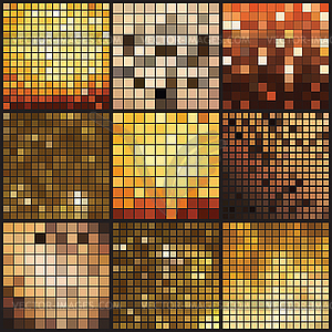 Abstract mosaic background - vector clipart