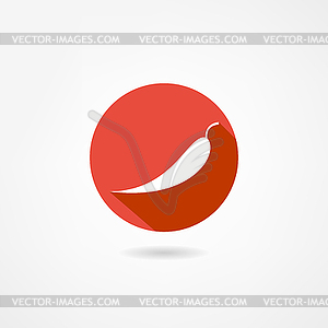 Pepper icon - vector image