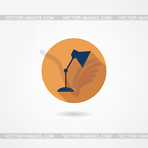 Floor lamp icon - vector clipart / vector image