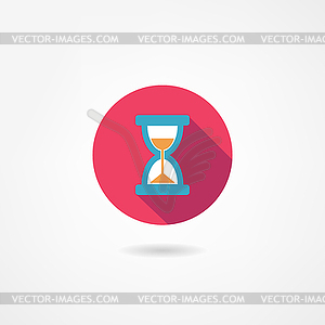 Hourglass icon - royalty-free vector clipart