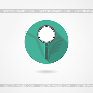 Magnifier icon - vector clipart