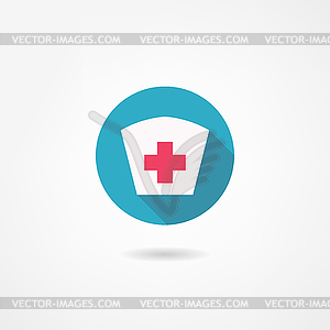 Nurse icon - vector clip art