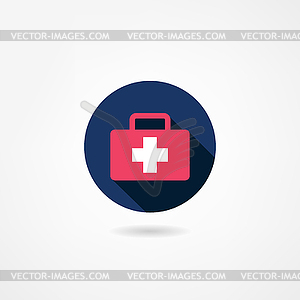 Medicine chest icon - vector clipart