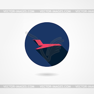 Airplane icon - vector clipart