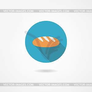 Bread icon - vector clipart