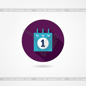 Calendar icon - vector image