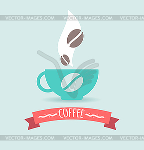 Coffee. Poster - vector clipart