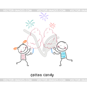 Candy-floss - vector clipart