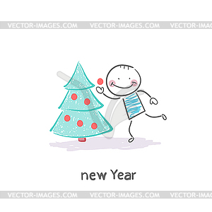 Christmas Tree - vector clipart