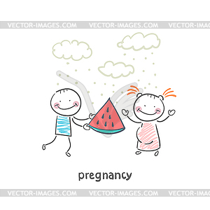 Pregnancy - vector clipart