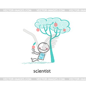 Scientist - vector clipart