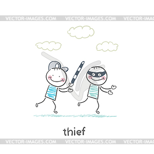 Thief - vector EPS clipart