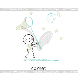 Comet - vector clipart