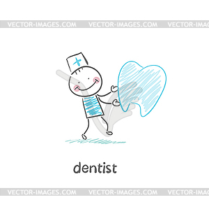 Dentist - vector clipart