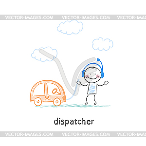 Dispatcher - vector image