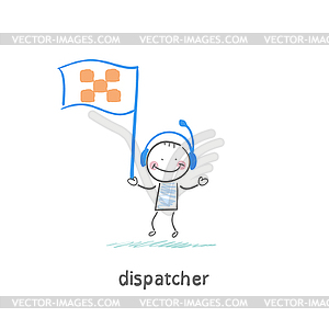 Dispatcher - vector image