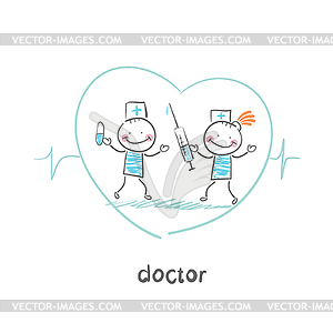 Doctor - vector clipart