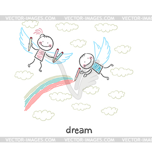 Dream - vector clipart