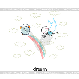 Dream - vector clipart