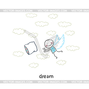 Dream - vector clipart