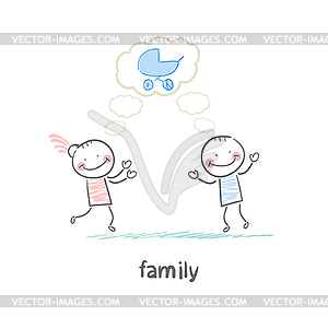 Семья - векторный клипарт