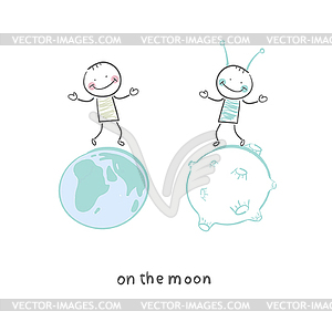 Extraterrestrial - vector clipart