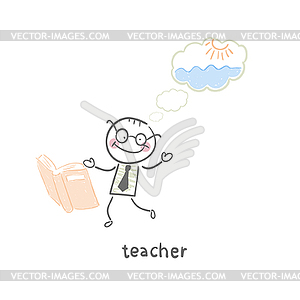 Teacher - vector image