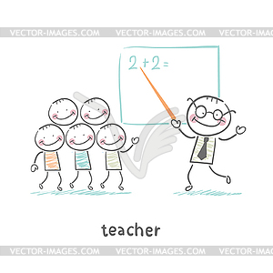 Учитель - векторное изображение EPS