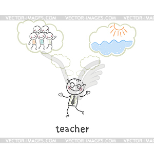 Teacher - vector image