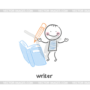 Writer - vector clipart