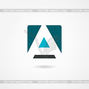 Abstract icon - vector clip art