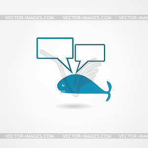 Think bubble icon - vector image