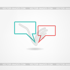 Think bubble icon - vector image