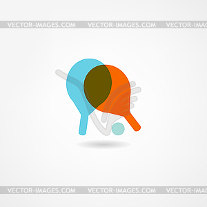 Ping Pong icon - vector clipart