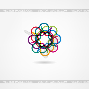 Abstract icon - vector image