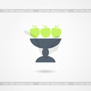 Apple icon - vector clip art