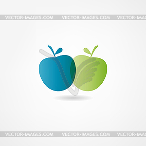 Apple icon - vector clipart