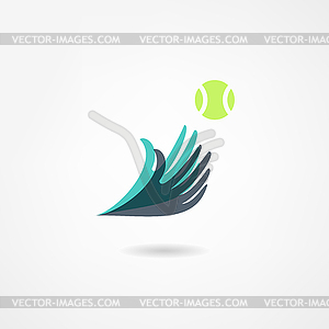 Ball game icon - vector clip art